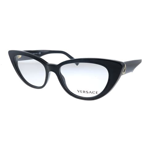 cat eye versace glasses|Versace clear frame eyeglasses.